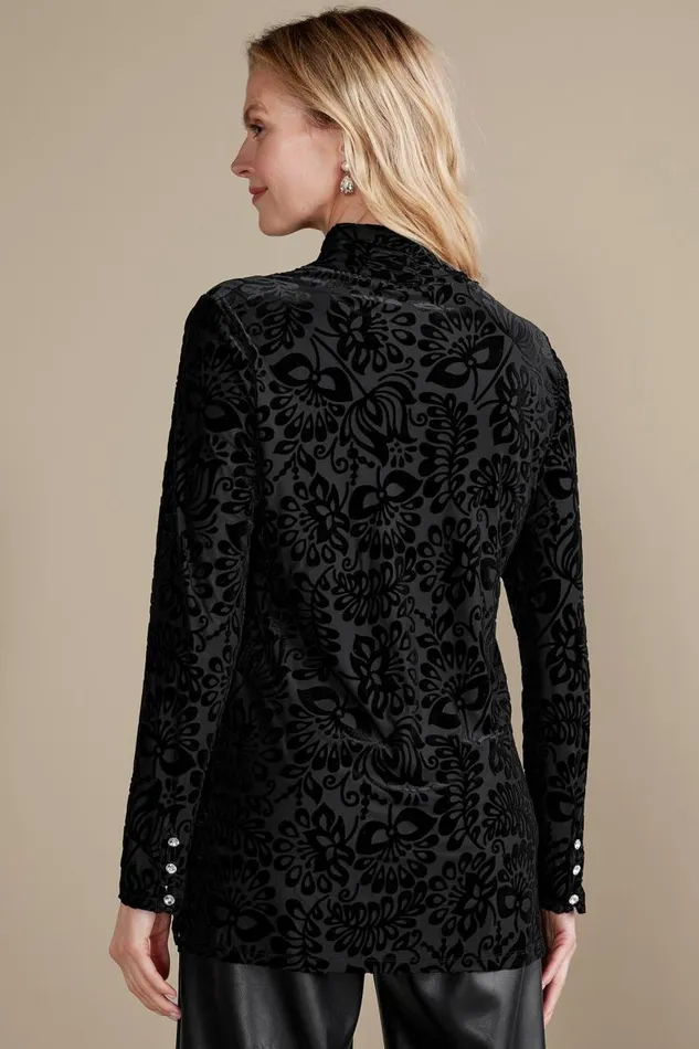 Women Walden Velvet Turtleneck Frozen Fjord Soft Surroundings Tops Women Walden Velvet Turtleneck Frozen Fjord Soft Surroundings Tops