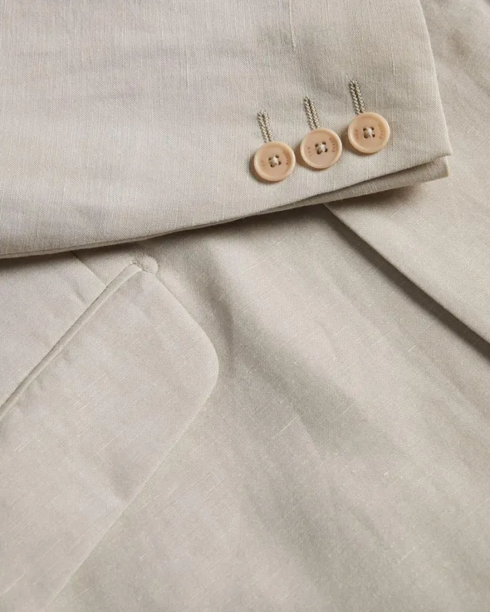 Wool And Linen Blazer Stone Men Ted Baker Clothing Wool And Linen Blazer Stone Men Ted Baker Clothing