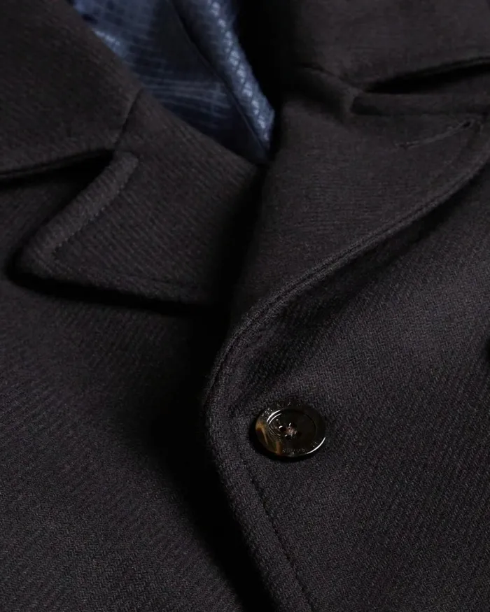 Wool Peacoat Black Men Ted Baker Coats and Jackets Wool Peacoat Black Men Ted Baker Coats and Jackets