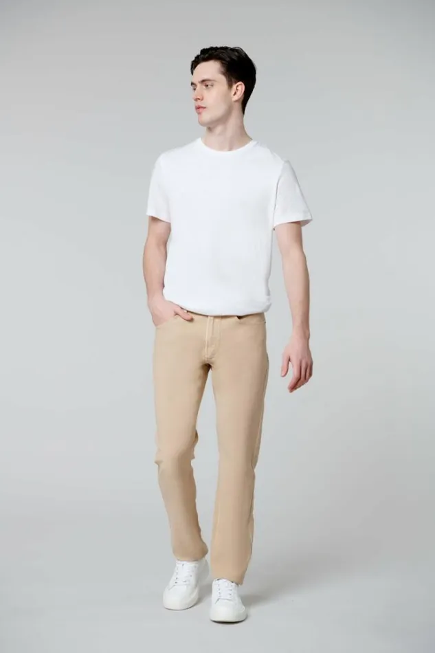 Wooster In Oat Milk Jean Men Blank NYC Jeans