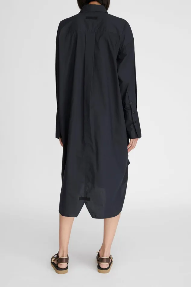 Workroom Women Lee Mathews LM Poplin LS Shirt Dress Workroom Women Lee Mathews LM Poplin LS Shirt Dress