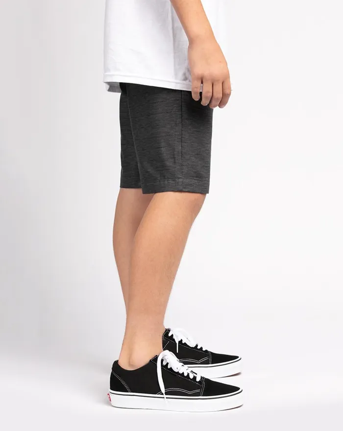 Youth Youth Bottoms TravisMathew CONNECTED YOUTH SHORT Grey Pinstripe