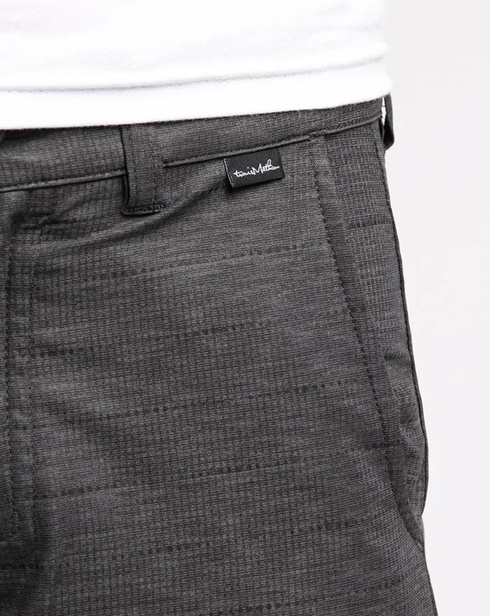 Youth Youth Bottoms TravisMathew CONNECTED YOUTH SHORT Grey Pinstripe
