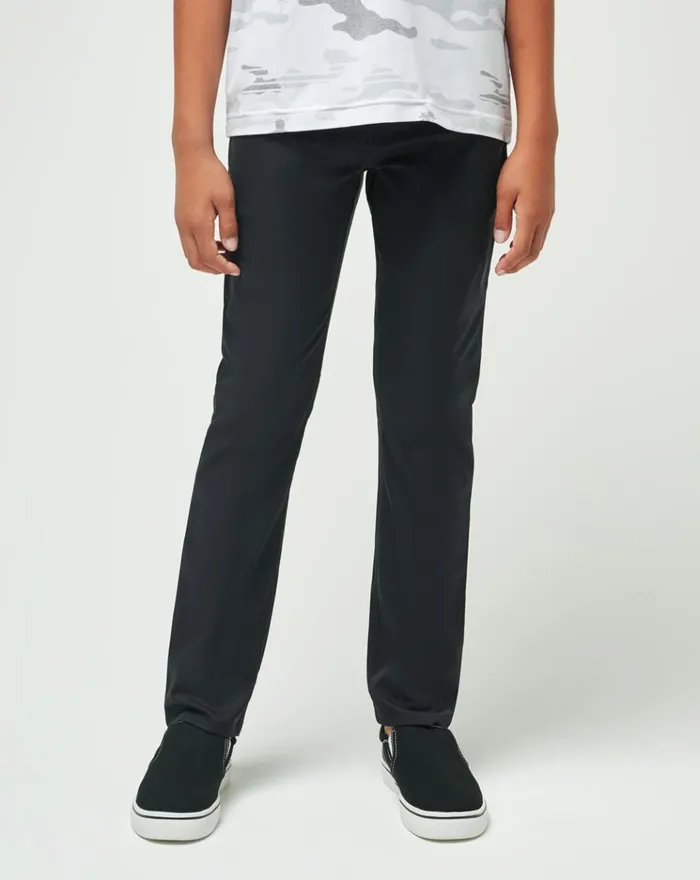 Youth Youth Bottoms TravisMathew OPEN TO CLOSE YOUTH PANT Black