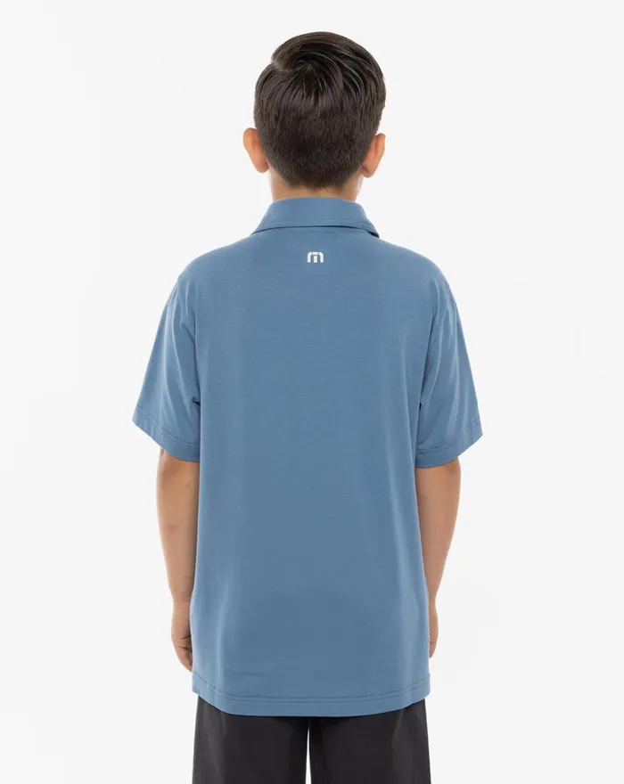 Youth Youth Tops TravisMathew BRIGHT SUN YOUTH POLO Stellar Blue