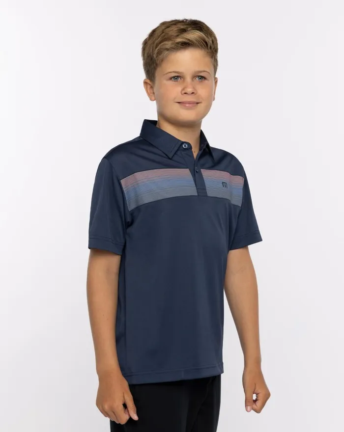 Youth Youth Tops TravisMathew EXTRA ALOE YOUTH POLO Dress Blues