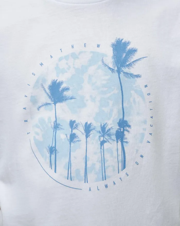 Youth Youth Tops TravisMathew FOAM PATHS YOUTH TEE White Youth Youth Tops TravisMathew FOAM PATHS YOUTH TEE White