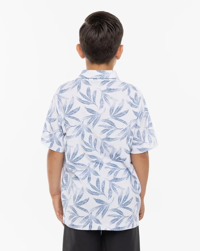 Youth Youth Tops TravisMathew GULF OF MEXICO YOUTH POLO White