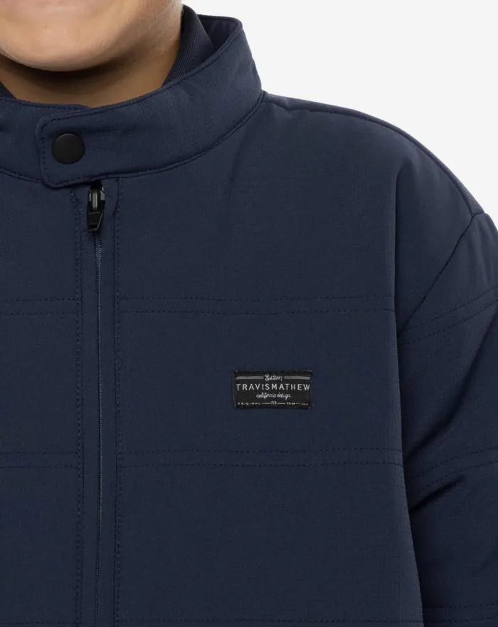 Youth Youth Tops TravisMathew INTERLUDE YOUTH PUFFER JACKET Mood Indigo