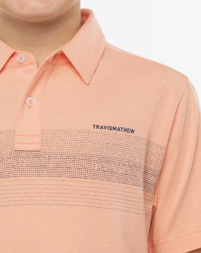 Youth Youth Tops TravisMathew MESA CENTRAL YOUTH POLO Heather Melon