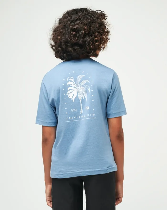 Youth Youth Tops TravisMathew PALM GRASS YOUTH TEE Coronet Youth Youth Tops TravisMathew PALM GRASS YOUTH TEE Coronet