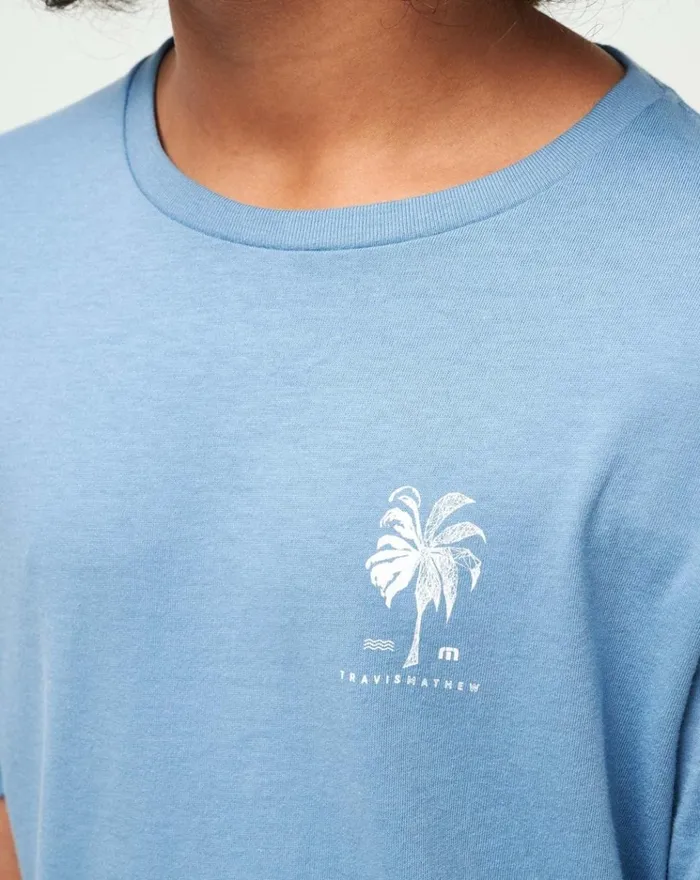 Youth Youth Tops TravisMathew PALM GRASS YOUTH TEE Coronet Youth Youth Tops TravisMathew PALM GRASS YOUTH TEE Coronet