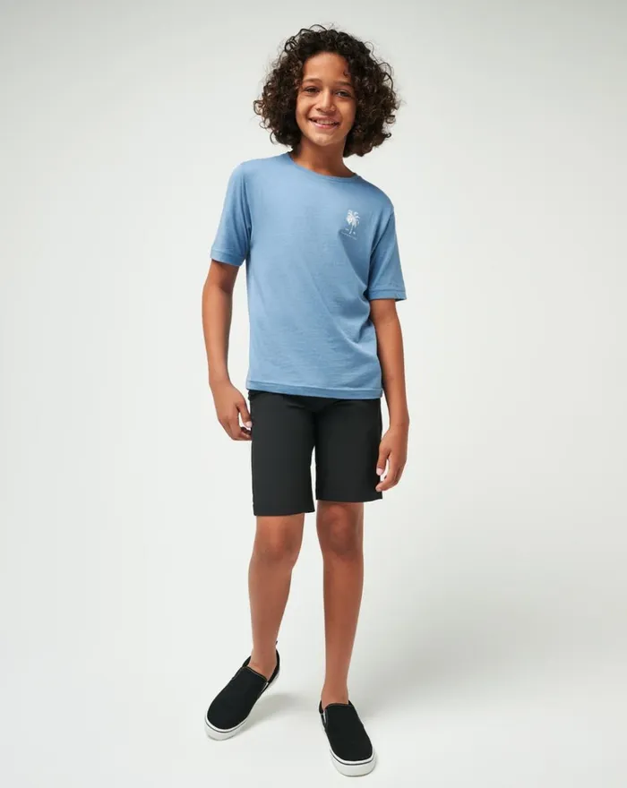 Youth Youth Tops TravisMathew PALM GRASS YOUTH TEE Coronet Youth Youth Tops TravisMathew PALM GRASS YOUTH TEE Coronet