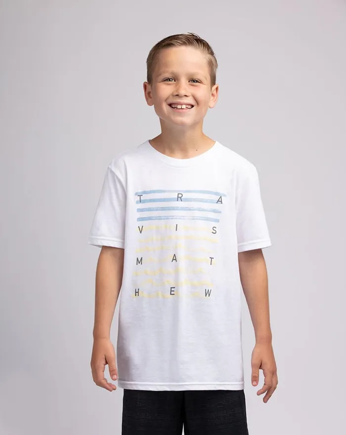 Youth Youth Tops TravisMathew RACE HORSE YOUTH TEE White