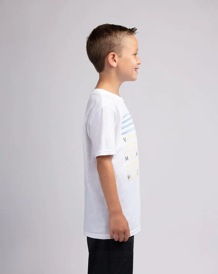 Youth Youth Tops TravisMathew RACE HORSE YOUTH TEE White