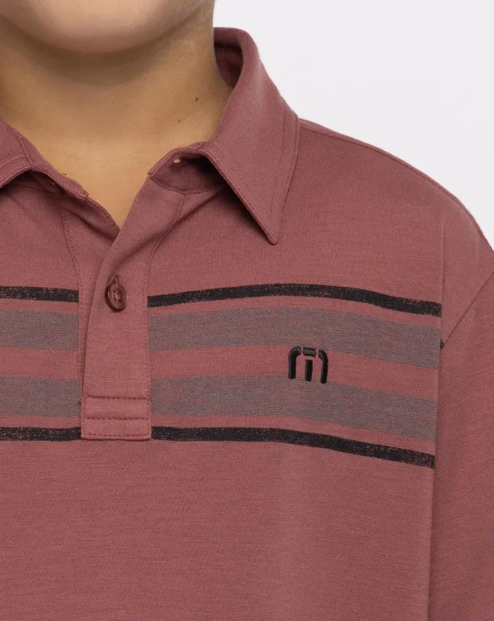 Youth Youth Tops TravisMathew RED RIVER YOUTH POLO Roan Rouge