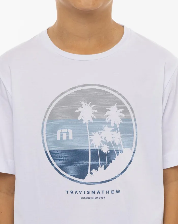 Youth Youth Tops TravisMathew SEAFOAM YOUTH TEE White