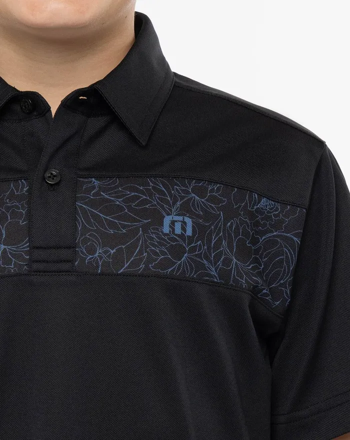 Youth Youth Tops TravisMathew SECLUDED BEACH YOUTH POLO Black