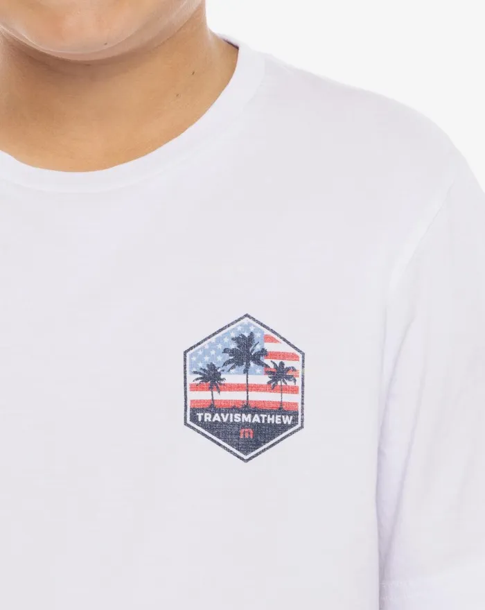 Youth Youth Tops TravisMathew SKY ROCKET YOUTH TEE White
