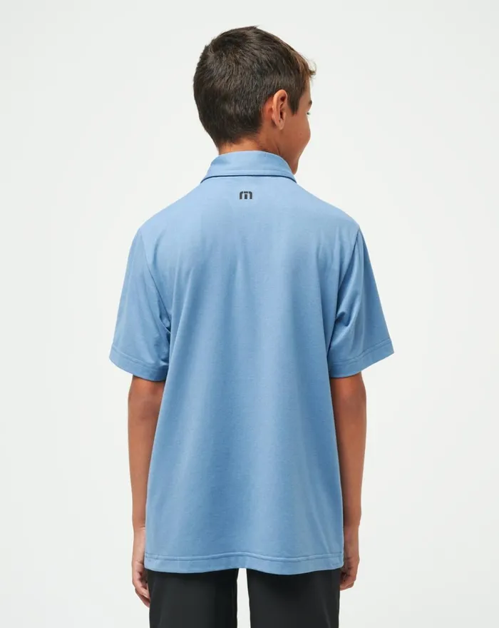 Youth Youth Tops TravisMathew UNDER A PALM YOUTH POLO Coronet